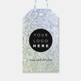 Glitzer für das Logo des Unternehmens Geschenkanhänger