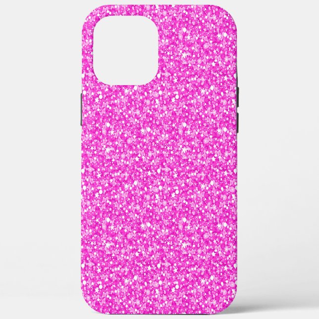 Glitzer für die heißen rosa Imitate Case-Mate iPhone Hülle (Rückseite)