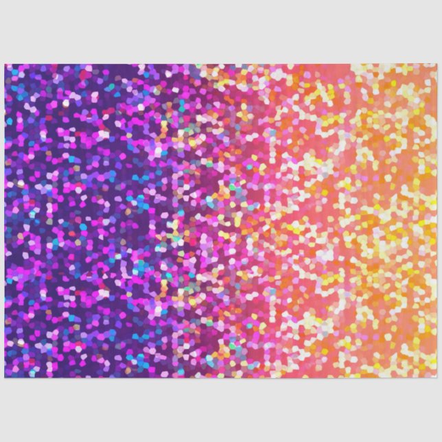 Glitzer für Gewebepapier Seidenpapier (Vorderseite)