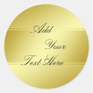 Glitzer für Imitate mit Gold Foil Runder Aufkleber
