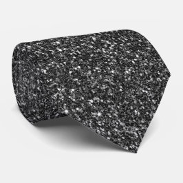 Glitzer für Schwarze Imitate Krawatte