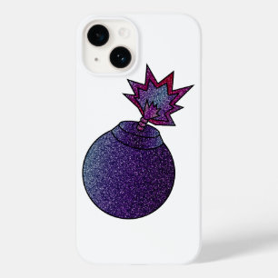 Glitzer Galaxy Bomb Case-Mate iPhone 14 Hülle