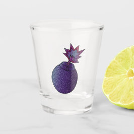 Glitzer Galaxy Bomb Schnapsglas