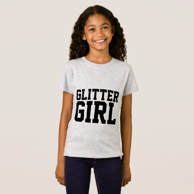 GLITZER GIRL T - SHIRT (Vorne ganz)