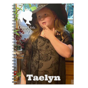 Glitzer Girls Taelyn Spiral Foto Notebook Notizblock