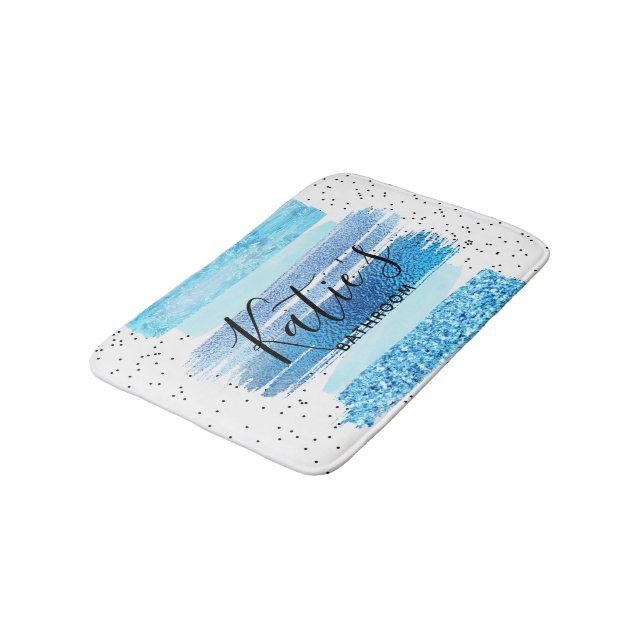 Glitzer Glam Badematte (Schrägansicht)