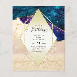 GLITZER Glam Foil Hübsch Jegliches Alter Flyer