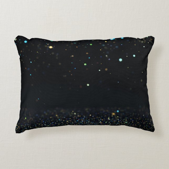 Glitzer Glam Pillow Design Dekokissen (Vorderseite)