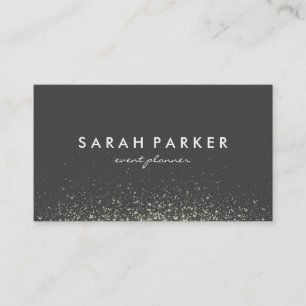 Glitzer Glam Sparkle Visitenkarte