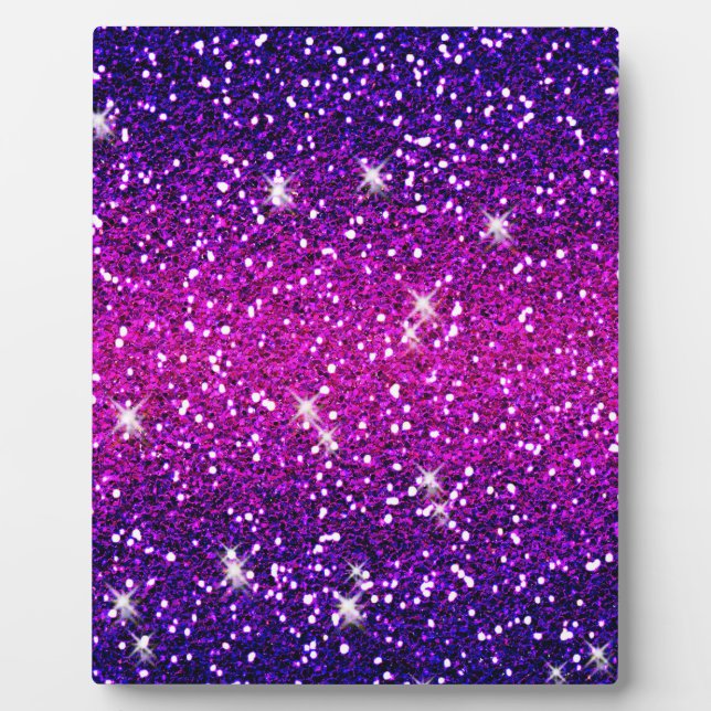 Glitzer Glitzern Lila Rosa Textur Fotoplatte (Vorderseite)