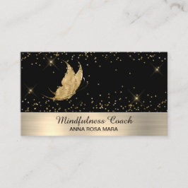 *~* Glitzer Gold Butterfly Mystische Magische Ster Visitenkarte