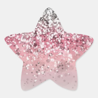 Glitzer Gradient Star Stickers