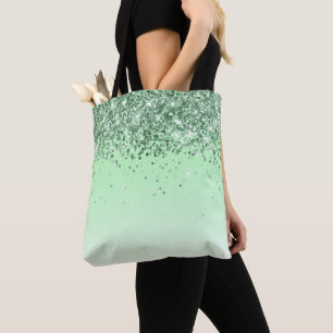 Glitzer Green Tasche