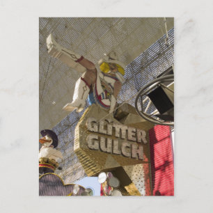 Glitzer Gulch Las Vegas Foto Postkarte