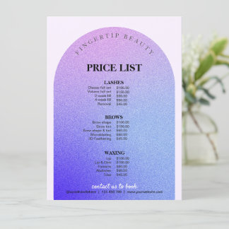 Glitzer Hairstylist Nail Beauty Salon Preisliste