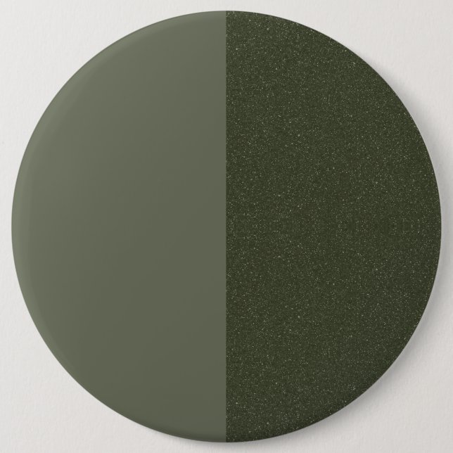 Glitzer halbe und grüne Maustaste - Anpassbar Button (Vorderseite)