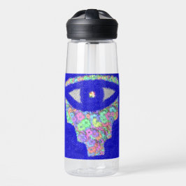 Glitzer Hamsa Trinkflasche