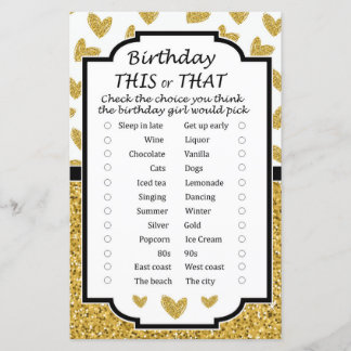 Glitzer-Herz Geburtstag dieses oder jenes Spiel