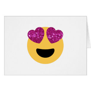 Glitzer-Herzaugen-Emoji