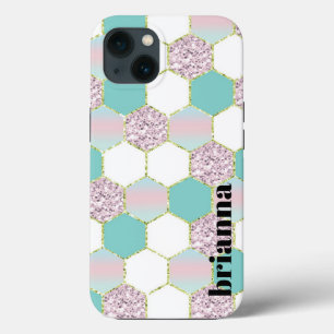 Glitzer Hexagon Case-Mate iPhone Case