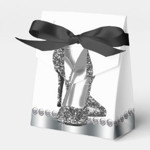 Glitzer High Heel Schuh Geschenkschachtel