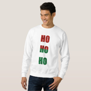 Glitzer ho ho mens Sweatshirt