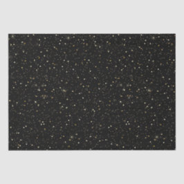 Glitzer in Goldtönen und Glitzern in Schwarz Seidenpapier