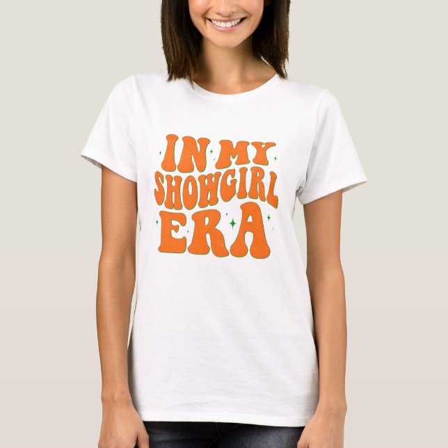 Glitzer in meiner Showgirl Era Groovy Graphic T-Shirt (Vorderseite)