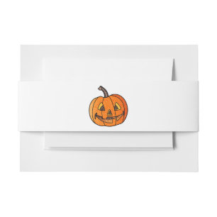 Glitzer Jack O'Lantern Einladungsbanderole