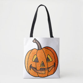 Glitzer Jack O'Lantern Tasche
