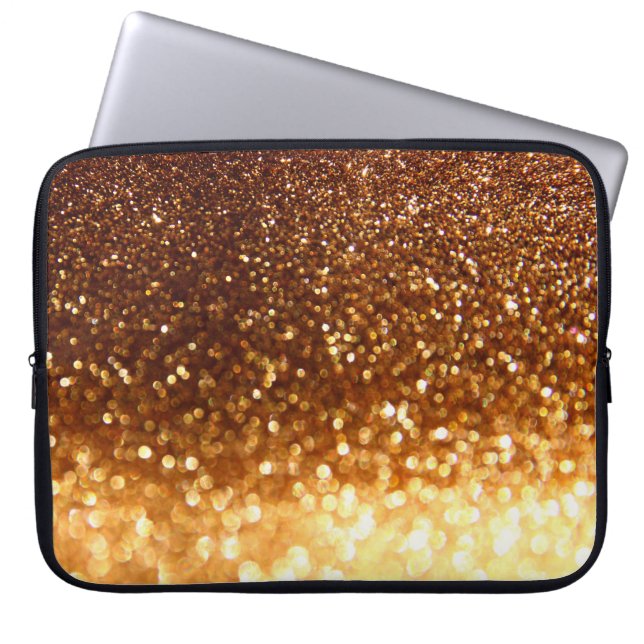 Glitzer Laptopschutzhülle (Vorderseite)