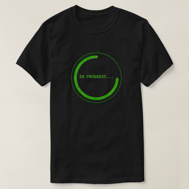 Glitzer läuft T-Shirt (Design vorne)