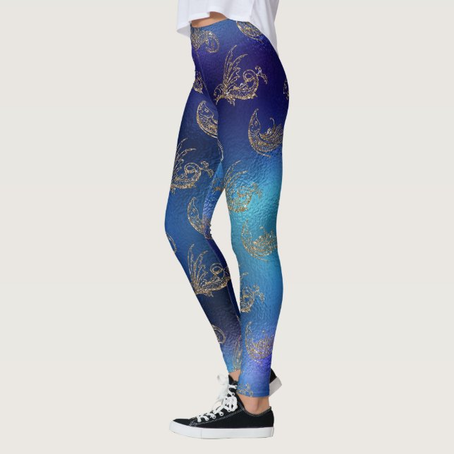 Glitzer Leggings (Links)