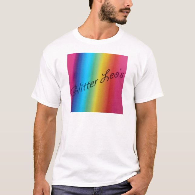 Glitzer Leo T-Shirt (Vorderseite)