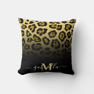 Glitzer Leopard Print Kissen