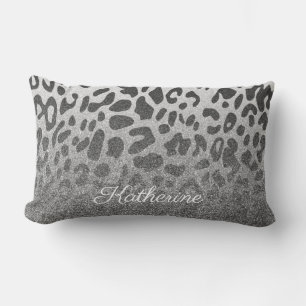 Glitzer Leopard Print Lendenkissen