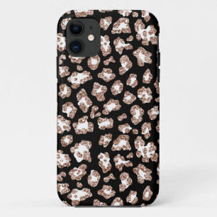Glitzer-Leopardtelefonkasten Case-Mate iPhone Hülle