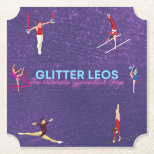 Glitzer Leo's - The Ultimate Gymnastics Shop Untersetzer