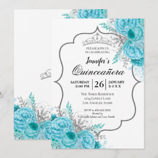 Glitzer Lila Blumenzwiebeln Einladung