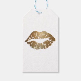 Glitzer Lippen, Luxus-Stil Geschenkanhänger
