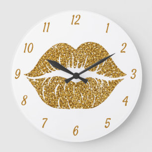 Glitzer Locarno Große Wanduhr
