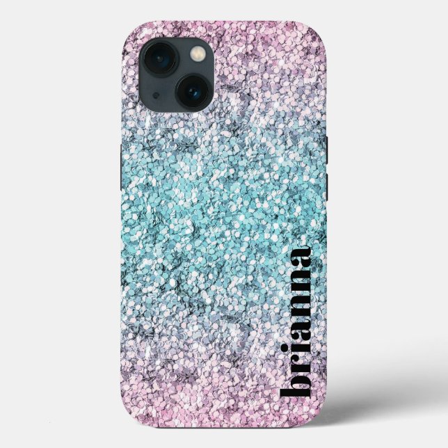 Glitzer Marble Case-Mate iPhone Case (Rückseite)