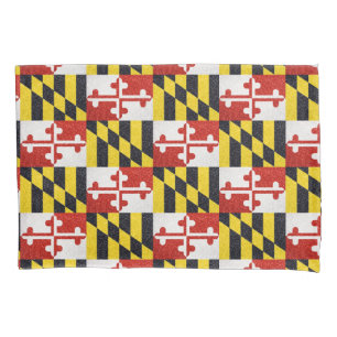 Glitzer-Maryland-Flaggenstandardkissen-Kasten-Set Kissenbezug