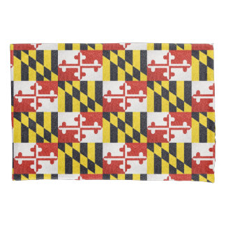 Glitzer-Maryland-Flaggenstandardkissen-Kasten-Set Kissenbezug