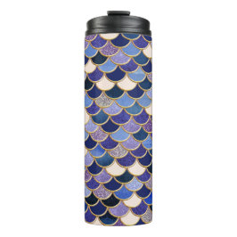 Glitzer Mermaid Scales Thermosbecher