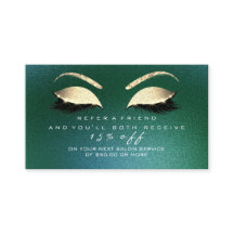 Glitzer mit Salon-Bezahlkarte Gold Woodland Lashes
