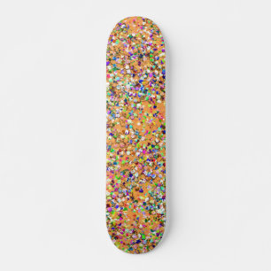 Glitzer-Mode-Multicolor-Malerei #2 Skateboard
