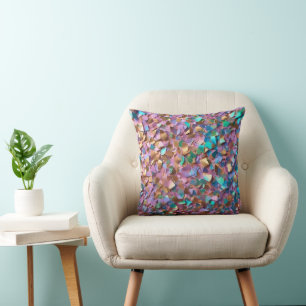 Glitzer Moderne opal-holografische Sammlung Kissen