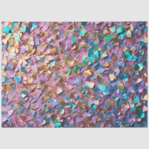 Glitzer Moderne opal-holografische Sammlung Seidenpapier