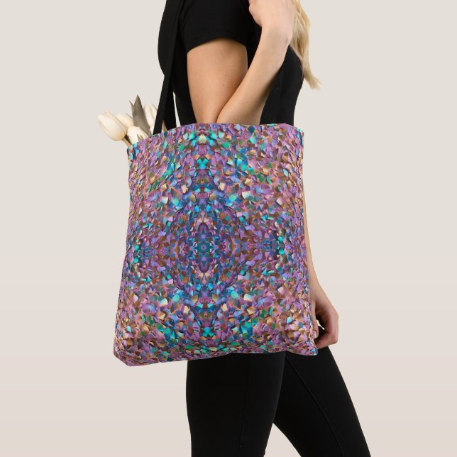 Glitzer Moderne opal-holografische Sammlung Tasche (Von Nahem)
